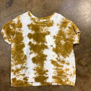 Stanley Mustard and White Cloud Dye Top
